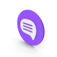 Violet Message PNG & PSD Images