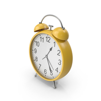 Yellow Alarm Clock PNG & PSD Images