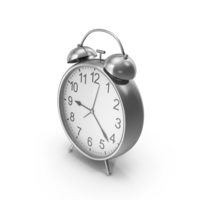 Chrome Alarm Clock PNG & PSD Images