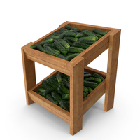 Shelf With Kirby Cucumbers PNG & PSD Images