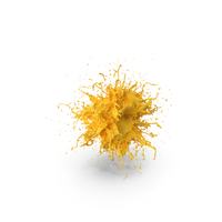 Yellow Splatter PNG & PSD Images