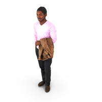 Man Standing with Jacket PNG & PSD Images