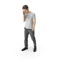 Man Talking on Phone PNG & PSD Images