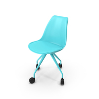 Lars Office Chair Blue PNG & PSD Images