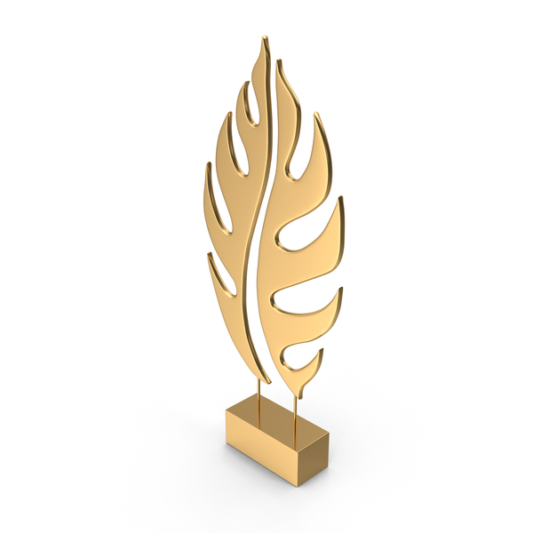 Gold Tree Leaf Sculpture PNG & PSD Images Gold Tree Leaf Sculpture PNG & PSD Images