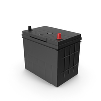 Auto Battery Black PNG & PSD Images