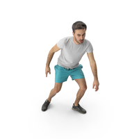 Man Crouched PNG & PSD Images
