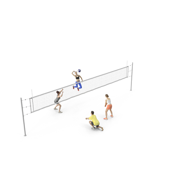 People Volleyball Players PNG & PSD Images