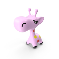 Giraffe Pink PNG & PSD Images