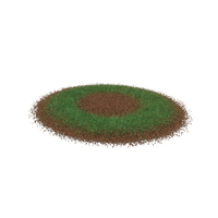 Grass & Dirt Shape PNG & PSD Images