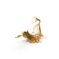 Gold Splash PNG & PSD Images