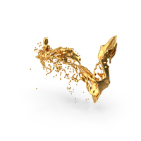 Gold Splash PNG & PSD Images
