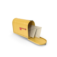 Mailbox Yellow PNG & PSD Images