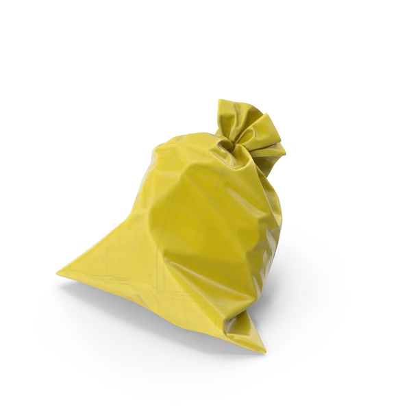 垃圾袋黄色PNG和PSD图像