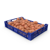 Plastic Tray With Red Potatoes PNG & PSD Images