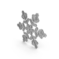 Snowflake Silver PNG & PSD Images