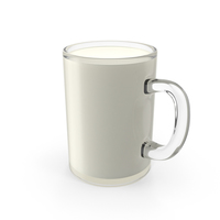 Glass Mug of Milk PNG & PSD Images