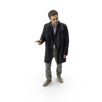 Man Pointing Business Casual PNG & PSD Images
