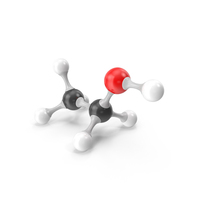 Ethanol Molecular Model PNG & PSD Images