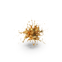 Liquid Gold Splash PNG & PSD Images