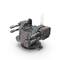 Sci-Fi Turret PNG & PSD Images