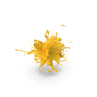 Yellow Splash PNG & PSD Images