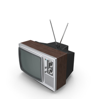 Vintage Samsung Television Set Model CT-330TM PNG & PSD Images