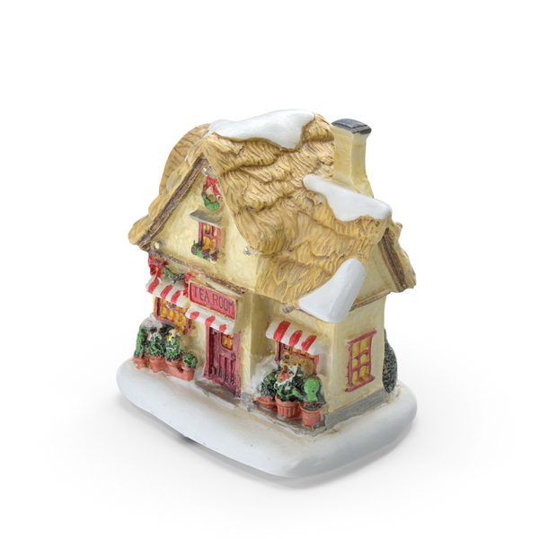 Christmas Tea House Decoration PNG & PSD Images