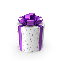 Cylindrical Gift Box PNG & PSD Images