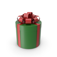 Cylindrical Gift Box PNG & PSD Images