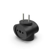 CEE 7 Three Socket Adapter PNG & PSD Images