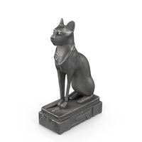 Egyptian Cat Statue PNG & PSD Images