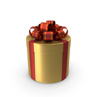 Cylindrical Gift Box PNG & PSD Images