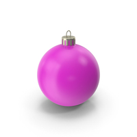 圣诞装饰品粉红色PNG和PSD图像