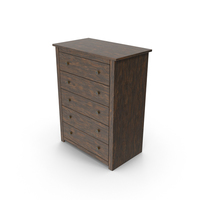 Chest of Drawers Dark PNG & PSD Images