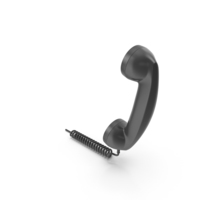 Handset Black PNG & PSD Images