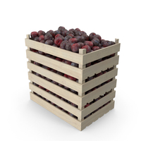 Crates of Plums PNG & PSD Images