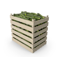 Crates of Cucumbers PNG & PSD Images
