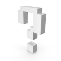 Question Mark White PNG & PSD Images