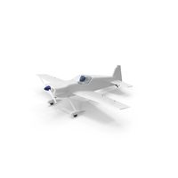 White Toy Sport Plane PNG & PSD Images
