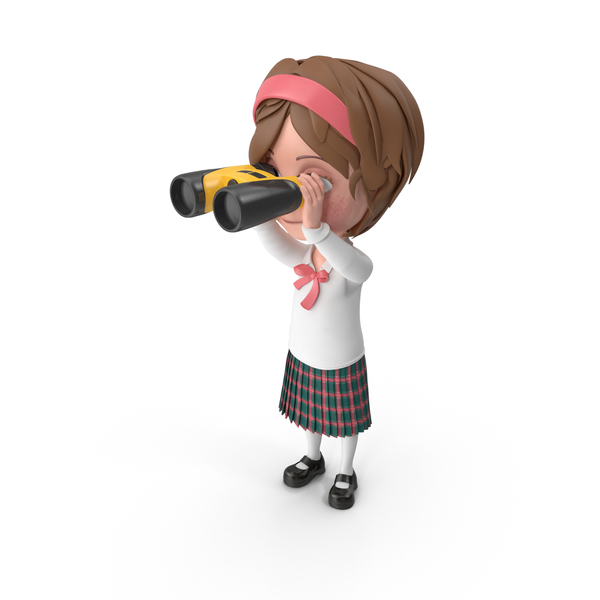 Cartoon Girl Meghan Looking Through Binoculars PNG Images & PSDs for Download | PixelSquid - S11235659F Cartoon Girl Meghan Looking Through Binoculars PNG Images & PSDs for Download | PixelSquid - S11235659F