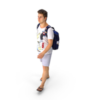 Spring Casual Man Walking PNG & PSD Images