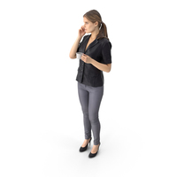Business Woman Talking on Phone PNG & PSD Images