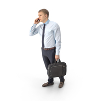 Business Man Talking on Phone PNG & PSD Images