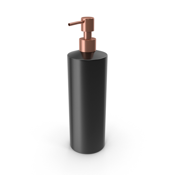 Soap Dispenser Black PNG & PSD Images