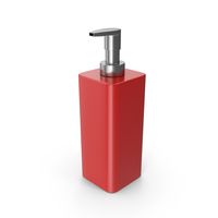 Soap Dispenser Red PNG & PSD Images