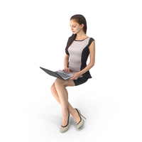 Business Woman Sitting PNG & PSD Images