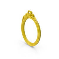 Yellow Picture Oval PNG & PSD Images
