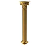 Golden Corinthian Greek Ancient Column PNG & PSD Images