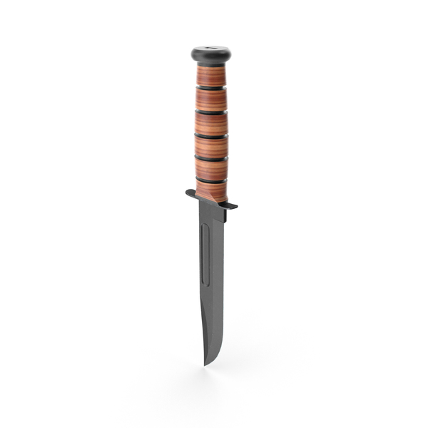 USMC Ka-Bar Standing Knife PNG & PSD Images